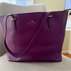 Kate Spade Rich Purple Tote